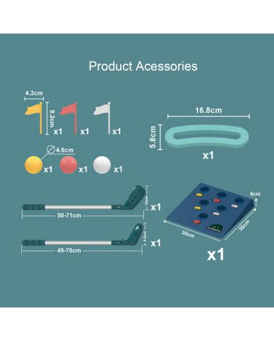 Игрален комплект Ocie - Голф игрище - 3