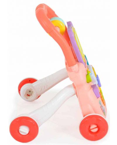 Играчка за прохождане Moni Toys - Elephant, розова - 2