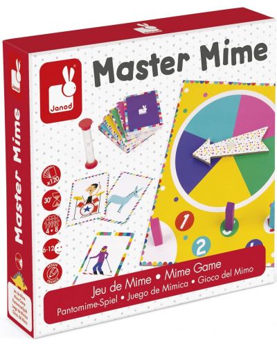 Игра с пантомима Janod - Master Mime