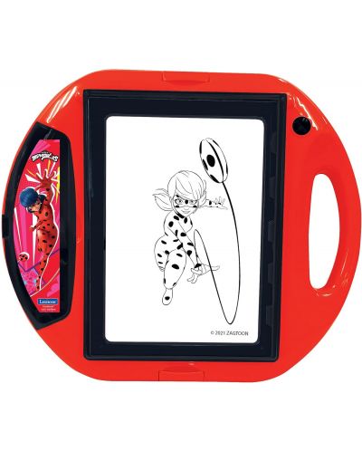 Игрален комплект Lexibook - Проектор за рисуване Ladybug, със шаблони и печати - 3