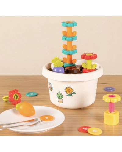 Играчка за подреждане и сортиране Hola Toys - Цветна градина - 3