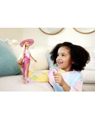 Игрален комплект Barbie - Барби на плаж - 6
