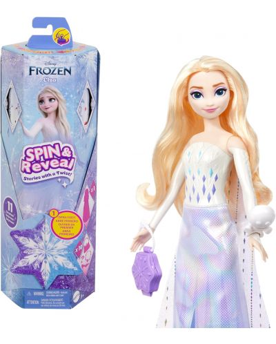 Игрален комплект Disney Frozen - Завърти и освободи Елза - 1