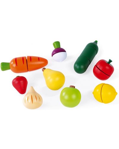 Игрален комплект Janod - Макси плодове и зеленчуци - 4