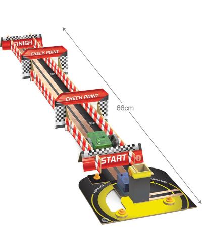 Игрален комплект 4M - Еко технокрафт, състезателни коли - 4