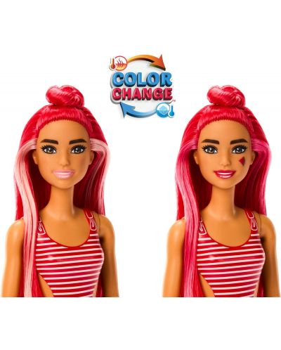 Игрален комплект Barbie Pop Reveal - Кукла с изненади, Диня - 4