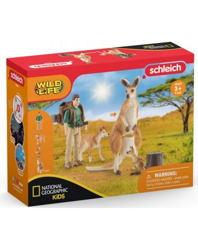 Игрален комплект Schleich Wild Life - Поход с раница в Австралия, 9 части - 1