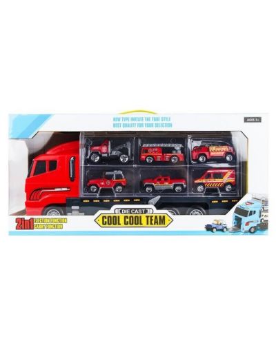 Игрален комплект GОТ - Товарен камион с 10 превозни средства - 1