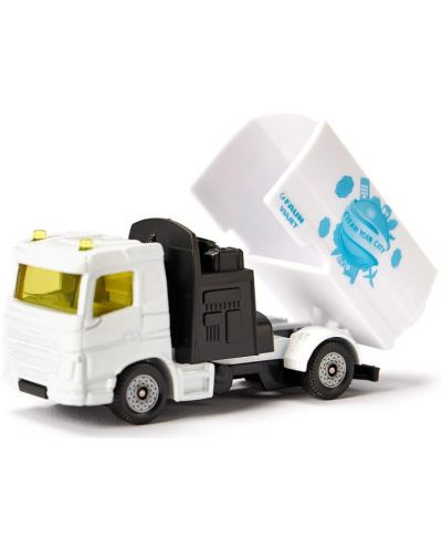 Игрален комплект Siku - Почистваща машина и камион за смет - 2