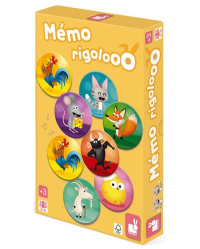 Игра за памет Janod - Rigolooo - 1