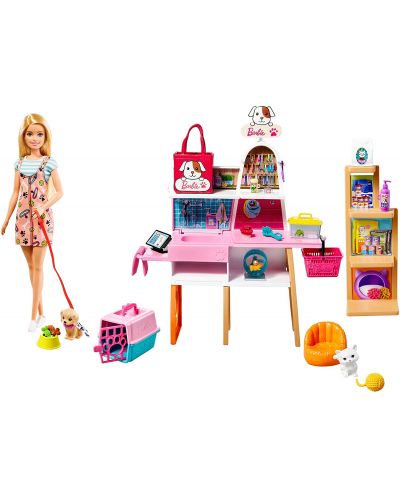 Игрален комплект Mattel Barbie - Бутик за домашни любимци - 2