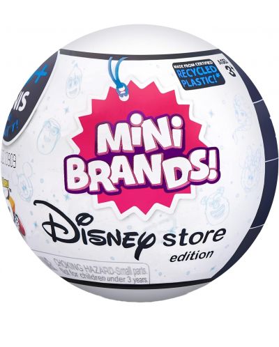 Игрален комплект Zuru Mini Brands - Топче с 5 фигури изненада Disney, асортимент - 3