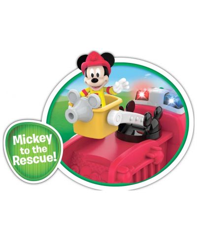 Игрален комплект Just Play Disney Junior - Пожарната кола на Мики Маус, с фигури - 8