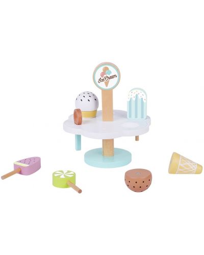 Игрален комплект Tooky toy - Щанд със сладоледи на клечка - 1