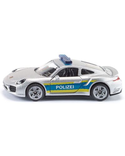 Метална количка Siku Super - Полицейски автомобил Porsche 911 - 1