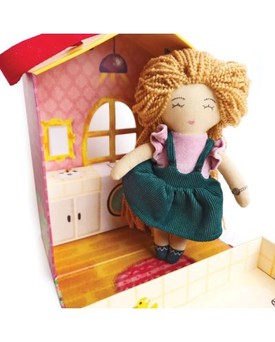 Игрален комплект Svoora - Кукла Ани с преносима къща - 6