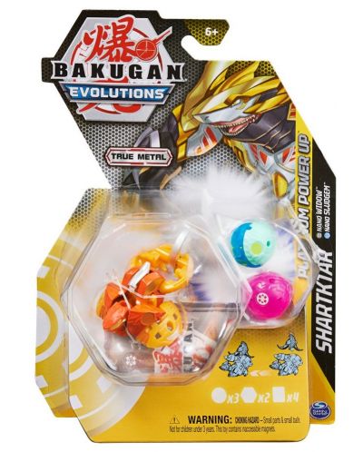 Игрален комплект Bakugan Evolutions - Power Up, Shractar, Nano Widow and Nano Sludgem - 1