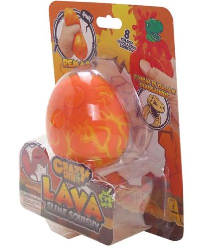 Игрален комплект Felyx Toys - Дино яйце със слайм и динозавър с пръстен, асортимент - 2