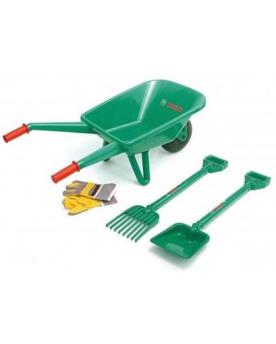 Игрален комплект Klein - Ръчна количка с инструменти за градина Bosch - 1
