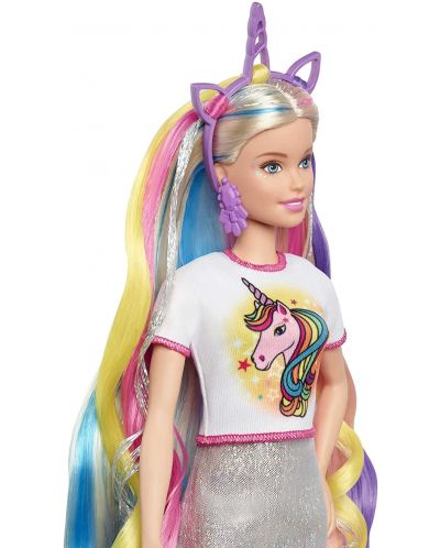 Игрален комплект Barbie - Барби с приказна коса - 5