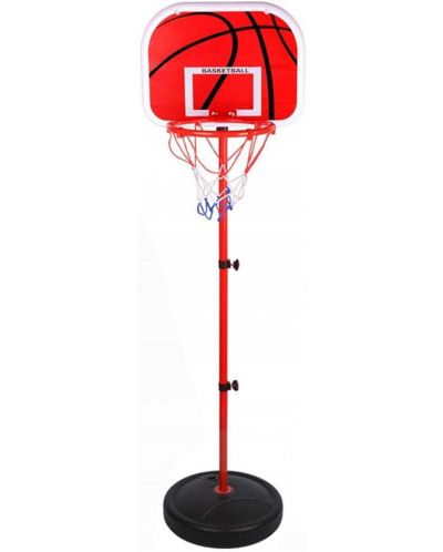 Игрален комплект GT - Баскетболен кош с топка, до 160 cm - 1