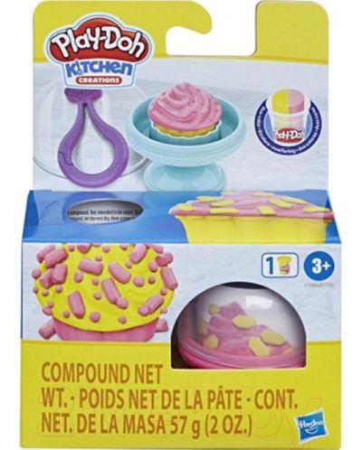 Игрален комплект Play-Doh Kitchen Creations - Кексчета и макарони, асортимент - 1