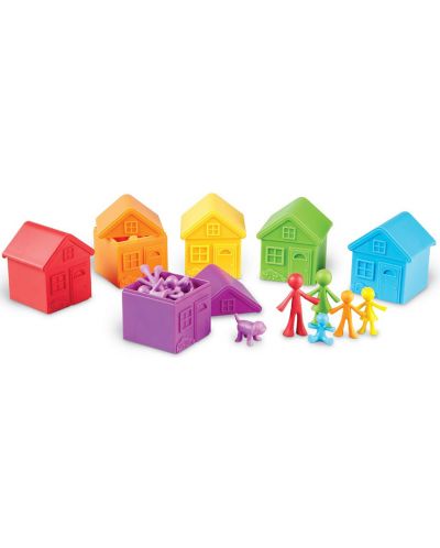 Игрален комплект за сортиране по цветове Learning Resources - Семейство - 1