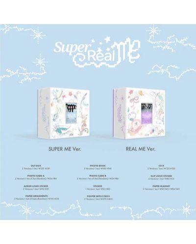 ILLIT - Super Real Me, Super Me Version, Blue (CD Box) - 4