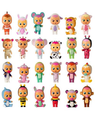 Плачеща мини кукла IMC Toys Cry Babies Magic Tears S1 - Лилава - 4