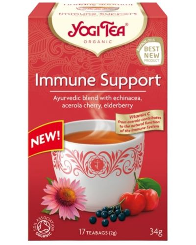 Immune Support Билков чай, 17 пакетчета, Yogi Tea - 1