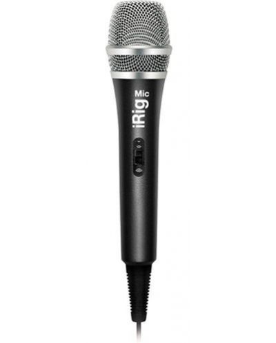 Микрофон IK Multimedia - iRig MIC, черен - 1