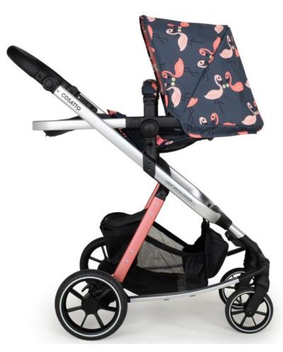 Комбинирана бебешка количка 3 в 1 Cosatto - Giggle Trail, Pretty Flamingo - 7