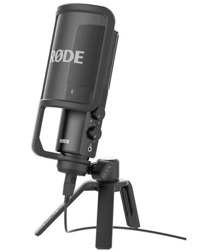 Микрофон RODE - NT USB, черен - 1