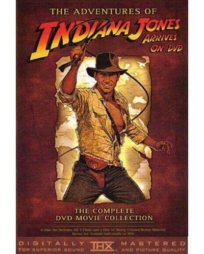 Индиана Джоунс - Трилогия (DVD)