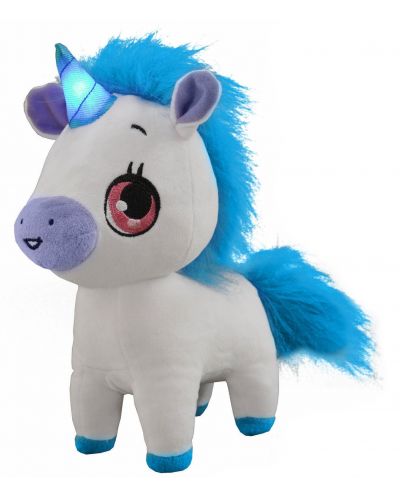 Интерактивна играчка Chippo Toys Wish Me - Пазители на детски мечти, Еднорог със синя грива