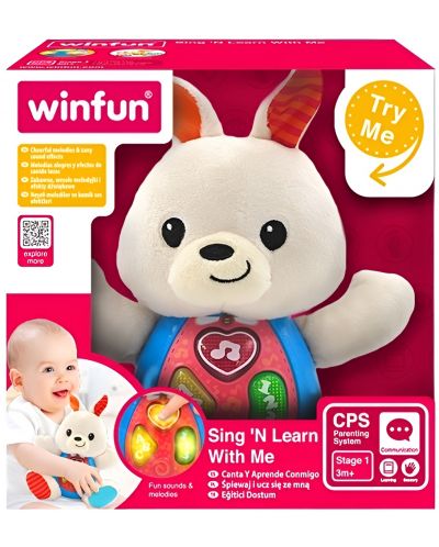 Интерактивна играчка WinFun - Зайче - 2