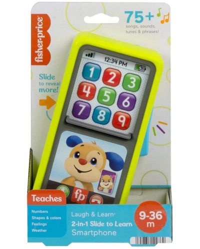 Интерактивна играчка Fisher Price - Натисни и плъзни смартфон - 8