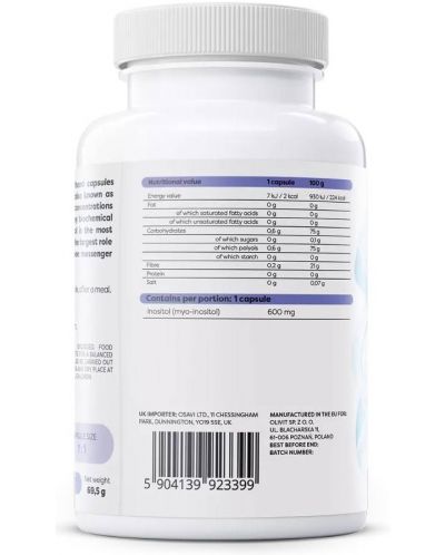 Inositol, 600 mg, 100 капсули, Osavi - 2