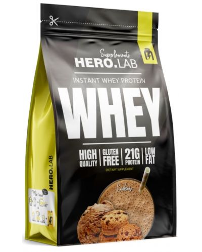 Instant Whey Protein, бисквитка, 750 g, Hero.Lab - 1