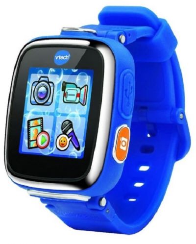 Интерактивна играчка Vtech - Смарт часовник DX2, син (на английски език)  - 1