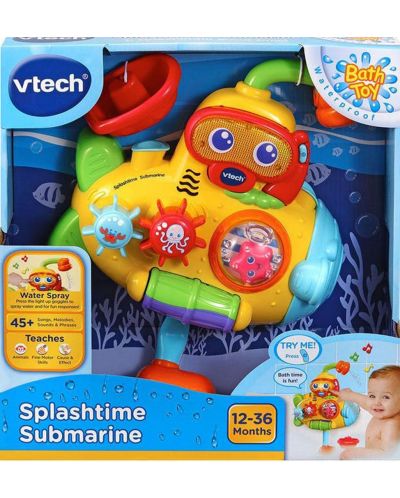 Интерактивна играчка Vtech - Подводница за баня (английски език) - 1