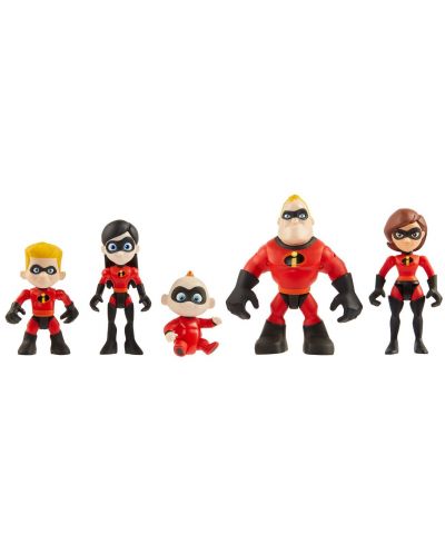 Комплект фигурки - Семейството на The Incredibles 2 - 1