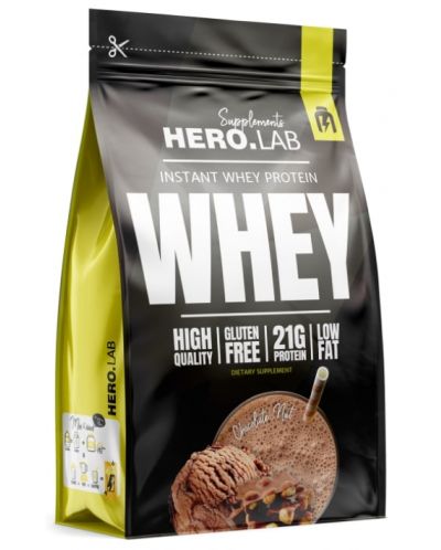 Instant Whey Protein, шоколад и ядки, 750 g, Hero.Lab - 1