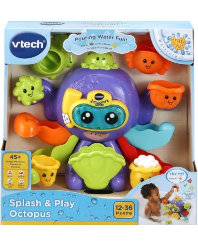 Интерактивна играчка Vtech - Октопод (на английски език) - 1
