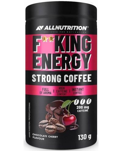 Fitking Energy Strong Coffee, chocolate cherry, 130 g, AllNutrition - 1