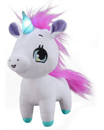 Интерактивна играчка Chippo Toys Wish Me - Пазители на детски мечти, Еднорог с розова грива