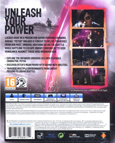 inFAMOUS: First Light (PS4) - 3