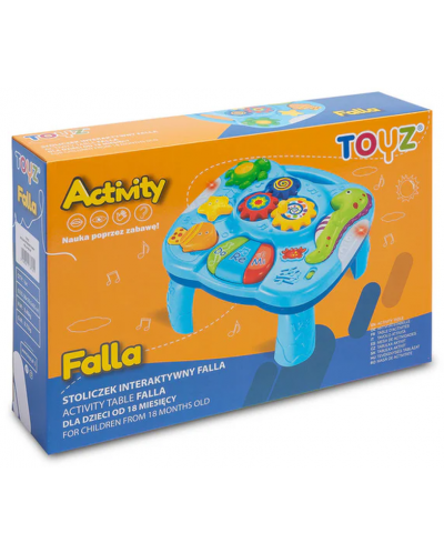 Интерактивна маса Caretero Toyz - Falla, синя - 6