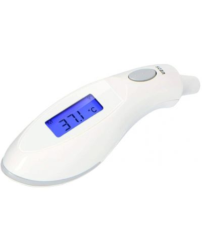 Инфрачервен термометър за ухо Alecto - BC-27, бял - 1