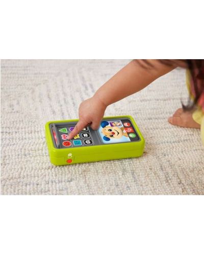Интерактивна играчка Fisher Price - Натисни и плъзни смартфон - 4